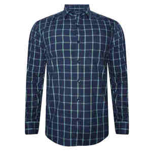 Camisa de Vestir Formal de Manga Larga para Hombre, Tejido Satinado Transpirable, Cuello Alto, Color Sólido, Logotipo Personalizable, Primavera - Product Image 3