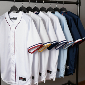 Uniformes de Béisbol y Sóftbol Personalizados al por Mayor de Alta Calidad, Camisetas Transpirables de Manga Corta, Estilo Hip Hop - Product Image 1