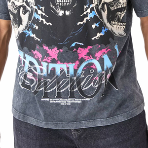 Camisetas de Hombre de Alta Calidad, Corte Ajustado, Estilo Urbano Hip Hop, 100% Algodón, Disponibles en Varias Tallas - Product Image 4
