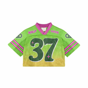 Custom Manufacturer Streetwear New Style Design Practice <b>Mesh</b> Breathable Moisture-Wicking Oversized Short Sleeve 100% Polyester - Product Image 5