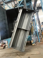 Máquina de granallado tipo gancho grande, máquina de granallado con CE,SGS,EAC