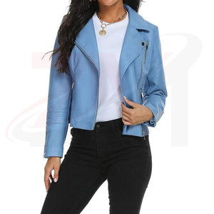 Nouvelle veste en cuir pour femme, style décontracté, couleur unie, fabrication pakistanaise, cuir véritable de qualité supérieure. - Product Image 2