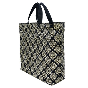 Bolsa de compras multiusos de algodón elegante hecha a mano en Bengala Occidental, India - Product Image 2