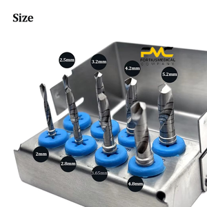 Kit de forets pour implants dentaires avec forets pilotes pour système d'implantation chirurgicale de lifting sinusal, fraises et matériel de forage pour implants dentaires - Product Image 5
