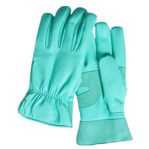 Premium Quality Reinforced Cowhide Grain Leather Driver <b>Gloves</b> Smooth Reflective Industrial Safety Fire Proof General Purpose - Product Image 4