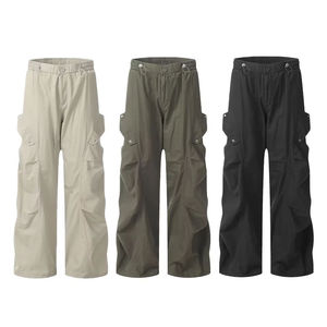 Pantalones Cargo de Mezclilla para Hombre, Estilo Holgado, Oversize, de Algodón, Estilo Trabajo, Venta al Por Mayor, Ligeros, Corte Recto, Vintage - Product Image 1