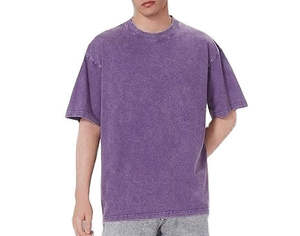 T-shirts pour hommes en coton épais, coupe carrée et courte, coupe oversize, personnalisés par impression DTG et sérigraphie - Product Image 6