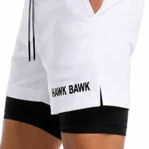Men's Double <b>Layer</b> Eco-Friendly Solid Running Shorts Premium Quality Quick Dry Custom Made - Product Image 6