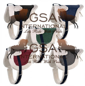 Almohadilla para montar a caballo sin silla, 100% algodón, forro polar y relleno de espuma de alta densidad para equitación y entrenamiento. - Product Image 6