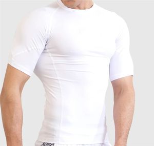 Rashguards blancs unis pour hommes, vêtements de fitness et d'arts martiaux, kimonos de jiu-jitsu personnalisés imprimés par sublimation, kimonos de jiu-jitsu MMA - Product Image 5