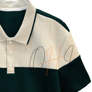 T-shirt Homme Oversize à Manches Courtes Vert Foncé avec Imprimé Lettres sur le Devant, Tricoté 100% Coton, Coupe Décontractée, Séchage Rapide, Écologique - Product Image 3