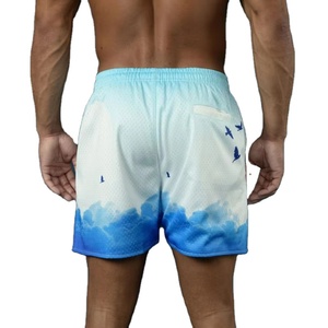 Mens Mesh Sports <b>Shorts</b> Canvas Drawstring 100% Polyester Digital Print Solid Color Breathable <b>Quick</b> <b>Dry</b> Gym Workout - Product Image 2