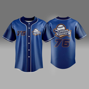 Maillot de baseball personnalisé à prix de gros, haute qualité, avec boutons sur le devant, uniforme d'équipe, fournisseur de maillots de baseball personnalisés par sublimation - Product Image 1