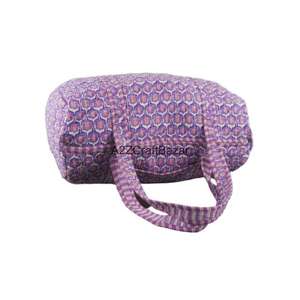 Elegante Bolsa de Viaje de Fin de Semana Estilo Vintage Ecológica, de Lona de Algodón Suave con Cierre de Cremallera para la Playa, Viajes de Verano y Compras - Product Image 6