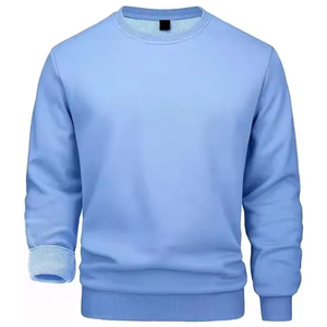Custom Logo <b>High</b> Quality 420Gsm <b>Sweaters</b> Cotton Oversize Warm Gym Sports Top <b>Men</b> Crew <b>Neck</b> Fleece Hoodies Sweatshirts Embroidery - Product Image 4