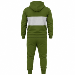 2026 New Design <b>Boys</b> Heavyweight 2 1 100% Cotton Tracksuit Custom Logo Silk Screen Printed Jacket Pants Set Breathable Athletic - Product Image 1