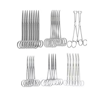 Juego de Instrumentos Quirúrgicos de Acero Inoxidable de Alta Resistencia, Kit de Cirugía General Reutilizable y Autoclavable - Product Image 1