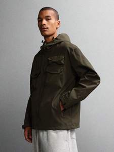 Chaqueta Deportiva Impermeable, Transpirable y de Secado Rápido para Hombre, Chaqueta Utilitaria Resistente al Agua, Softshell para Senderismo al Aire Libre, Marca Privada - Product Image 2