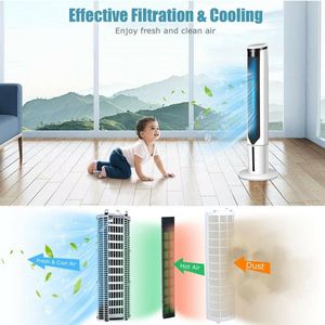 Ventilatore a Torre e a Piantana da 41 Pollici con 3 Velocità e 3 Modalità, Raffrescatore Evaporativo - Product Image 2