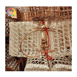 Caja de Regalo de Bambú Natural, Caja de Almacenamiento Tejida a Mano para Té, Souvenirs, Joyería, Pequeños Regalos y Decoración Rústica para el Hogar - Product Image 4