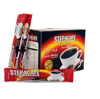 STEPPA CAFE Café aromatisé au chocolat noir instantané de qualité supérieure Vietnam meilleur goût 1in1 (sans sucre) acide caféiné