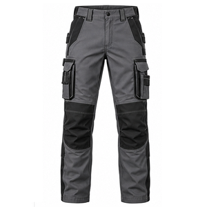 Pantalons de travail pour hommes, pantalons cargo utilitaires durables, multi-poches, vêtements de travail industriels, fabricant OEM personnalisé, service de vente en gros - Product Image 1