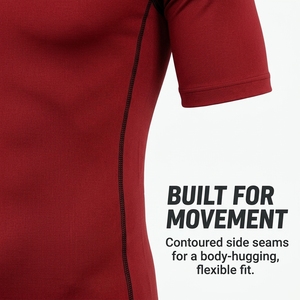 Meilleure chemise de compression MMA avec logo personnalisé, taille sur mesure, fournisseur d'équipement sportif, chemise de compression sportive, marque privée - Product Image 5