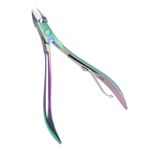 High Quality Manicure <b>Tool</b> Nail Cuticle Nipper Professional Stainless Steel <b>Sharpening</b> Nail Nipper Colorful Nail Cuticle Nippers - Product Image 6