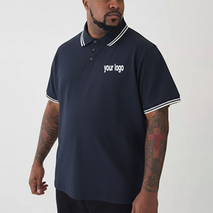 เสื้อกอล์ฟแขนสั้นใยไผ่ OEM ขายส่ง รับทำโลโก้ สำหรับผู้ชาย ทรงเข้ารูป คุณภาพสูง ระบายอากาศได้ดี ไซส์ใหญ่ ผ้าฝ้าย - Product Image 1