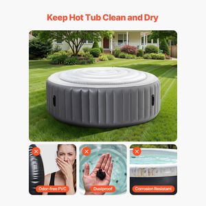 Copertura Isolante per Spa da 1,65 m, Impermeabile, Protezione per Vasca Idromassaggio Gonfiabile, Coperture e Avvolgitori per Piscina - Product Image 6