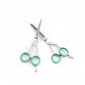 Professional Right Hand <b>Barber</b> Scissors <b>Set</b> 6pcs Titanium Coated Stainless Steel Sharp Blade Hair Cutting Tool Kit - Product Image 6