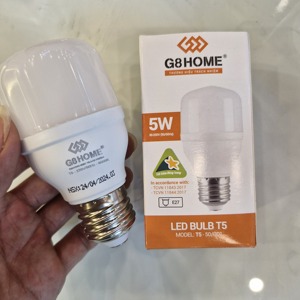 หลอดไฟ LED 5W รูปทรง T แบบ SKD DOB ขั้ว B22/E27 ประหยัดพลังงาน ผลิตในเวียดนาม อุณหภูมิสี 6500K อายุการใช้งาน 20,000 ชั่วโมง - Product Image 4