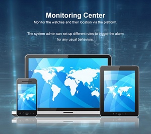 Bằng sáng chế độc quyền màn hình cảm ứng không dây theo dõi GPS theo dõi L19 Pro thiết bị SOS báo động thông minh đồng hồ - Product Image 4