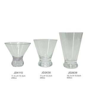 Verre à cocktail en plastique transparent incassable, verre à martini - Product Image 4