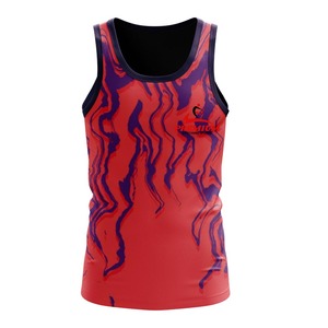 Camiseta sin mangas de sublimación de alto rendimiento, material ligero y transpirable, ajuste suave, ideal para deportes al aire libre - Product Image 3