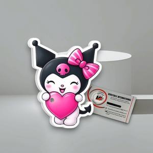 Paleta Magnética para Extensiones de Pestañas Kuromi Kitty, Versátil, Internacional, de Alta Calidad, Nueva, en Forma de Corazón, Cuadrada, Diamante, Acrílica - Product Image 2