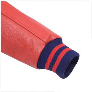 Fabricants fiables fournissent des vestes de baseball classiques de style Letterman, des designs modernes attrayants, logo sur le devant en toile, services OEM ODM. - Product Image 5