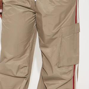 กางเกงจ็อกเกอร์ลำลองผ้าไนลอน/คอตตอน ระบายอากาศ แห้งเร็ว เอวผูกเชือก ทรงปกติ น้ำหนักปานกลาง สำหรับผู้ชาย - Product Image 4