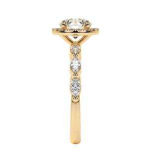 Anillo de Diamante Sintético de Corte Muy Bueno - Product Image 3