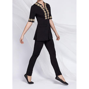 Uniforme de Trabajo para Salón de Belleza y Spa, Túnica para Mujer, con Logotipo Personalizado, Alta Calidad, Estilo Masaje Tailandés, Venta Caliente - Product Image 2