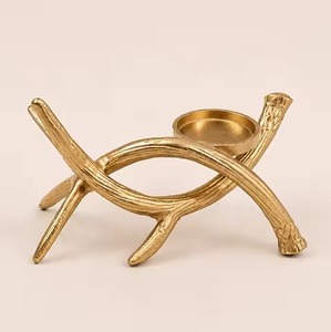 Portavelas Navideño Decorativo de Metal Hecho a Mano, Decoración de Mesa Premium para la Temporada - Product Image 2
