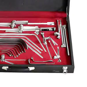 ชุดเครื่องมือผ่าตัดออร์โธปิดิกส์เหล็ก OMNI Tractor โครง Wishbone retractor ยึดโต๊ะด้วยตนเอง - Product Image 6