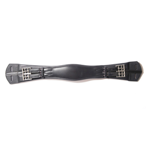 Leather Girth Black Horse Riding Equipment <b>Equestrian</b> Supply Adjustable Fit - Product Image 1