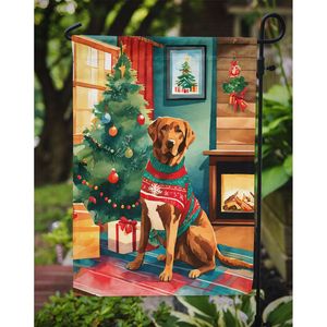 Multicolor Chesapeake Bay Retriever Navidad jardín bandera decorativa buzón Patio Banner para patio césped ilustraciones para camas de flores - Product Image 3