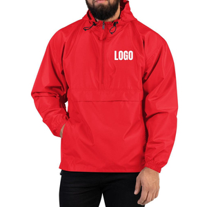 Wholesale 100% Nylon Running Waterproof Custom Anorak Windbreaker <b>Jacket</b> Custom Pullover Lightweight <b>Jacket</b> For <b>Men</b> - Product Image 1