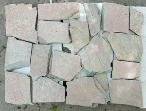 Dalle de pierre d'ardoise naturelle blanche Shimla de qualité exportée avec une surface rugueuse naturelle Épaisseur constante Belle finition de ton blanc - Product Image 6