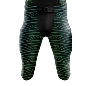 Conjunto de Uniforme de Fútbol Americano Sublimado Personalizado, Cuello en V, Manga Corta, Absorbente de Humedad, Ajustado, Ropa Deportiva de Equipo para Hombre - Product Image 6