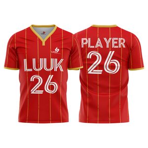 Ensemble de maillots de football personnalisés, uniforme de football haute performance, polyester respirant, vêtements de sport d'équipe, usine OEM - Product Image 4
