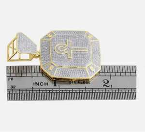 Pendentif Croix de Jésus Hip Hop Iced Out en Argent 925, Pendentif de Foi Chrétienne, Bijou Religieux, Pendentif Bling pour Rappeur - Product Image 4