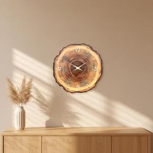 Reloj de madera de primera calidad, reloj de pared moderno para sala de estar, reloj de pared para dormitorio, reloj de pared para oficina, reloj decorativo de pared, reloj de pared ecológico - Product Image 3